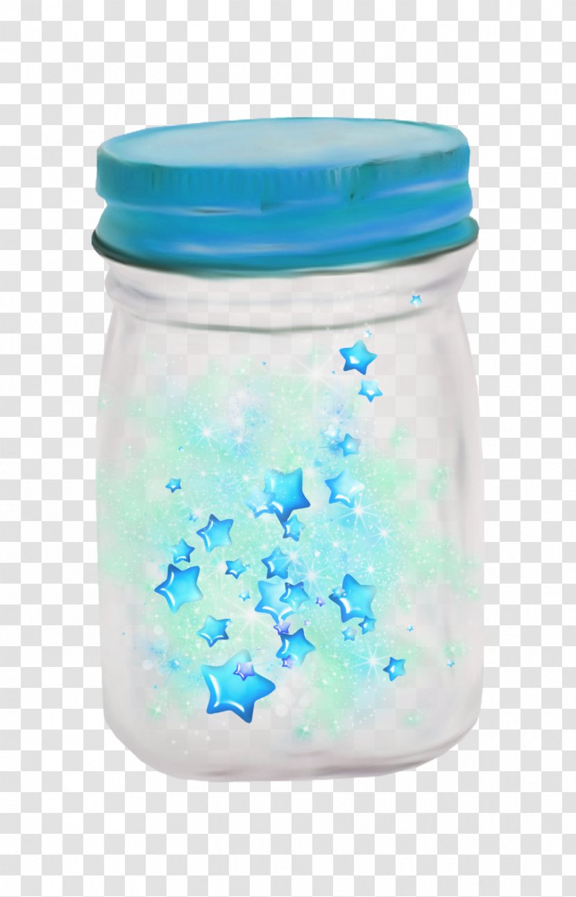 Plastic Bottle Glass - Blue Star,Wishing Transparent PNG