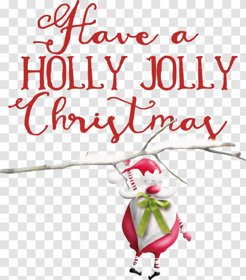 Holly Jolly Christmas Transparent PNG