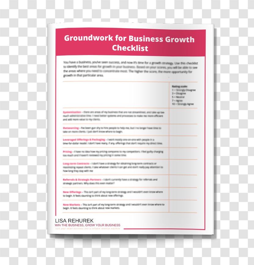 Brand Font - Text - Checklist Transparent PNG