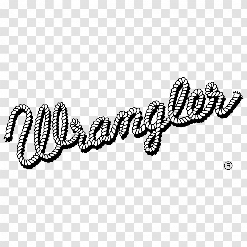 Logo Font Brand Line Jeans - Wrangler - Wwf Transparent PNG