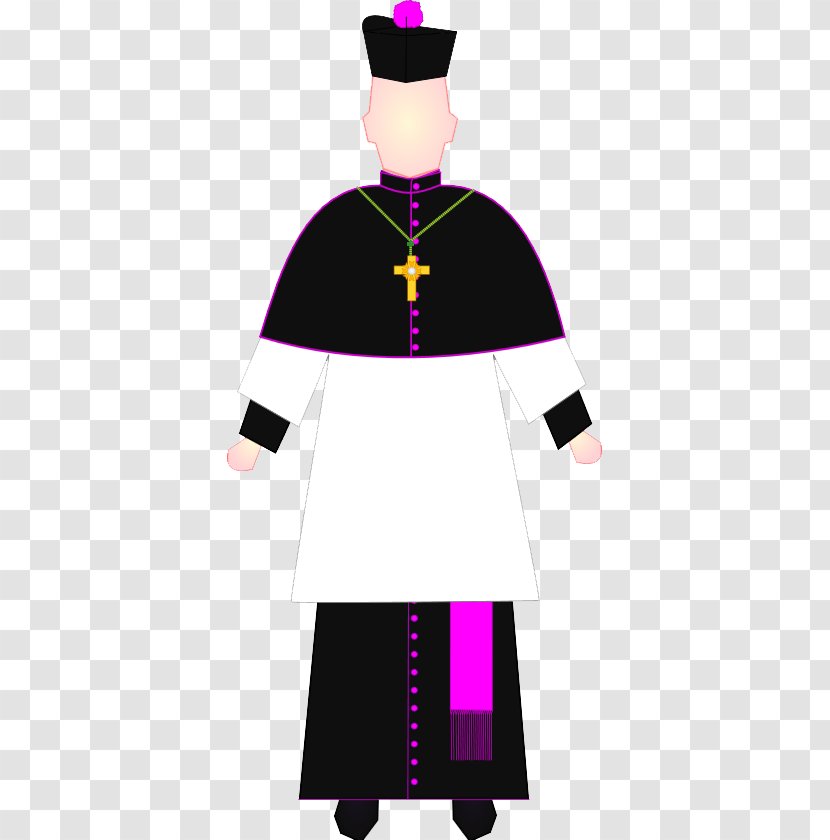 Robe Choir Dress Clip Art Clothing - Outerwear Transparent PNG