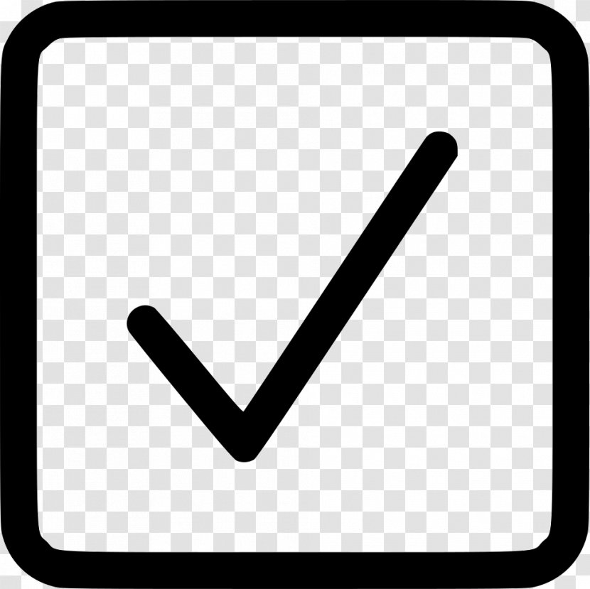 Check Mark Checkbox Button - Commercial Use Transparent PNG