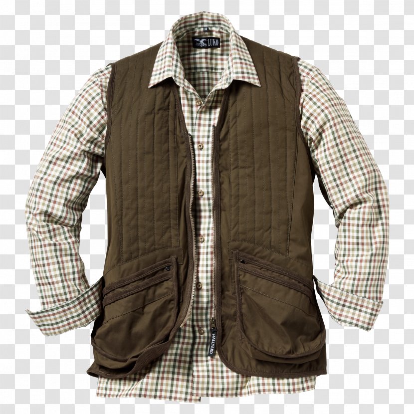 Dress Shirt Tartan Outerwear Jacket Button Transparent PNG