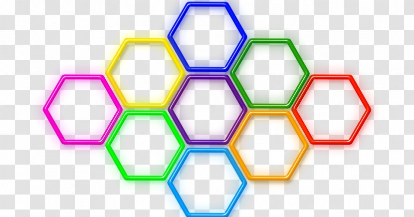 Hexagon Background - Information - Symmetry Yellow Transparent PNG