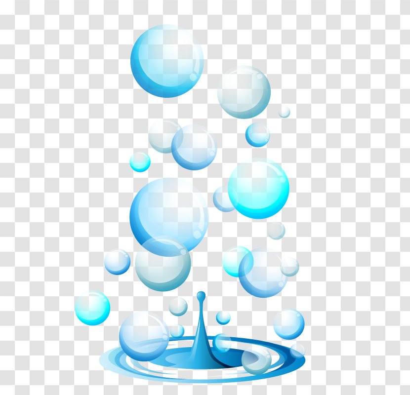 World Water Day Conservation Drop - Aqua - Vector Bubble Transparent PNG
