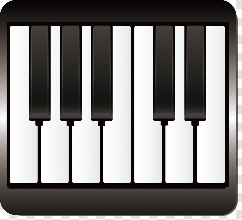 Digital Piano Electric Player Pianet Electronic Keyboard - Celesta - Vector Element Transparent PNG