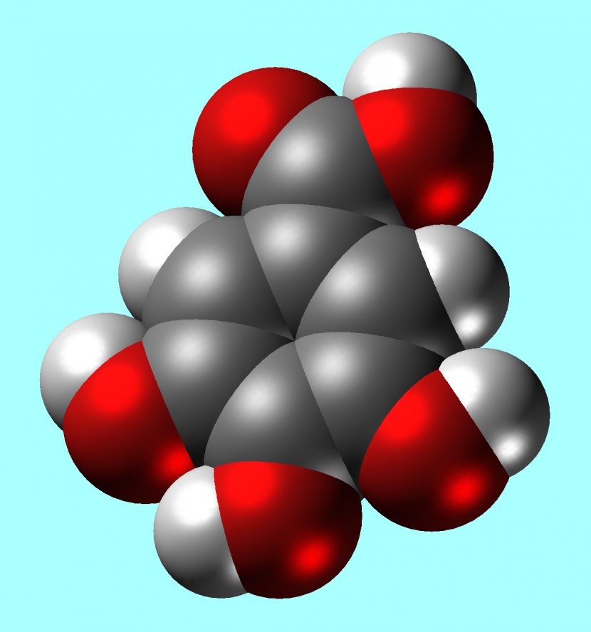 Gallic Acid Organic Chemistry Chemical Property - Formula - 3d Transparent PNG