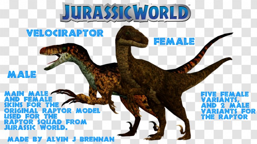 Velociraptor Tyrannosaurus Carnotaurus Spinosaurus The Lost World - Extinction - Dinosaur Transparent PNG