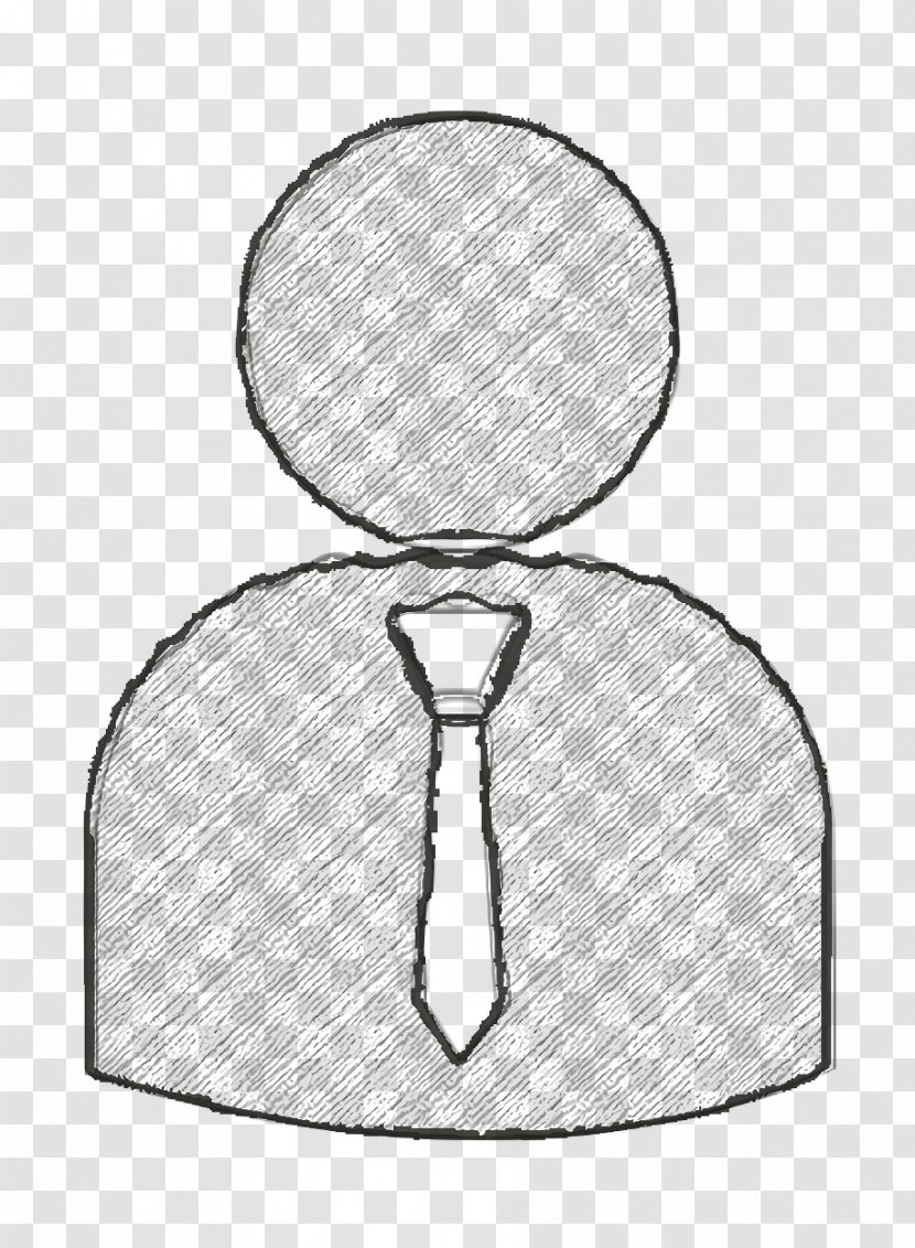 Humans 3 Icon Tie Business Person Silhouette Wearing - Headgear Transparent PNG
