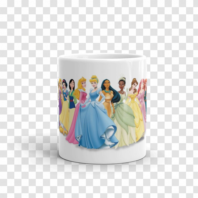 Rapunzel Tiana Disney Princess YouTube Ariel - Drinkware - Oz Transparent PNG