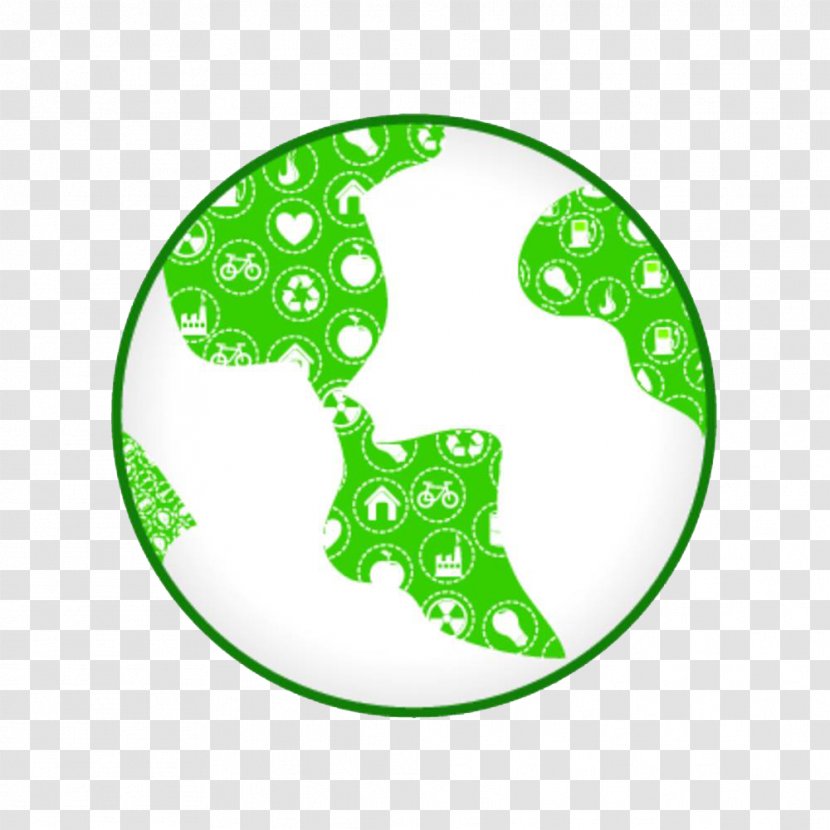 Earth Green Drawing Icon Transparent PNG