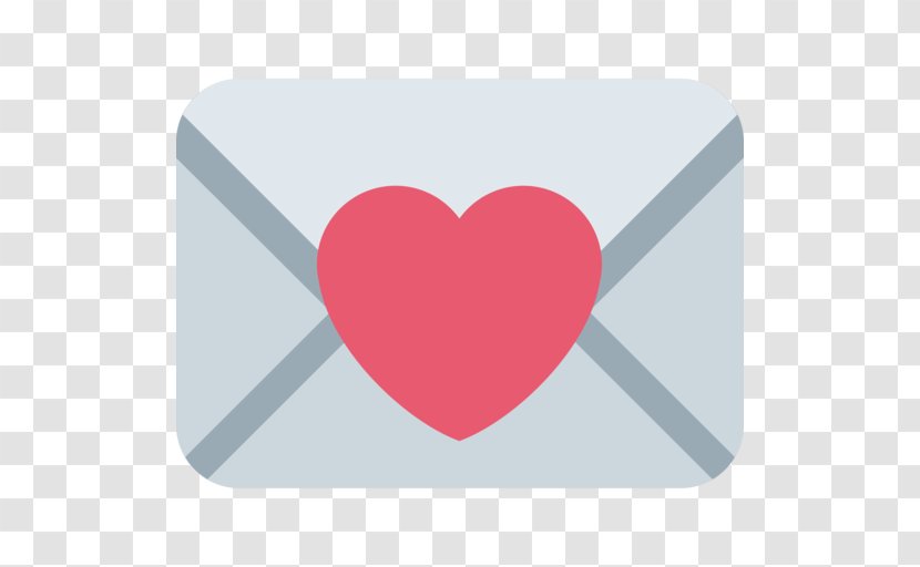 Emoji Love Letter Heart Romance - Sticker - Brief Transparent PNG