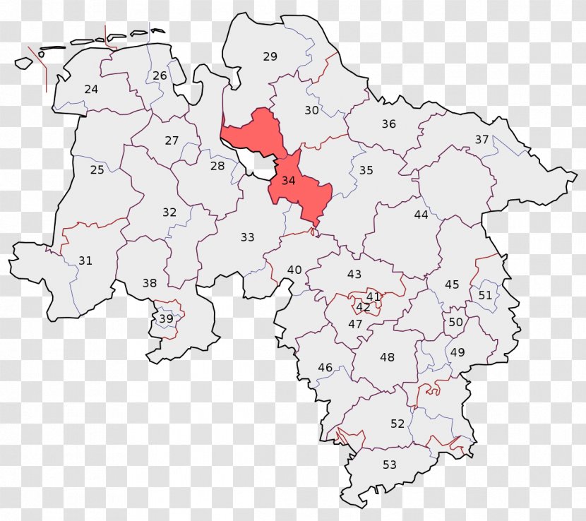State Of Hanover Herrenhausen Electoral District Hannover-Nordstadt Salzgitter - Constituency Hannoverland I Transparent PNG