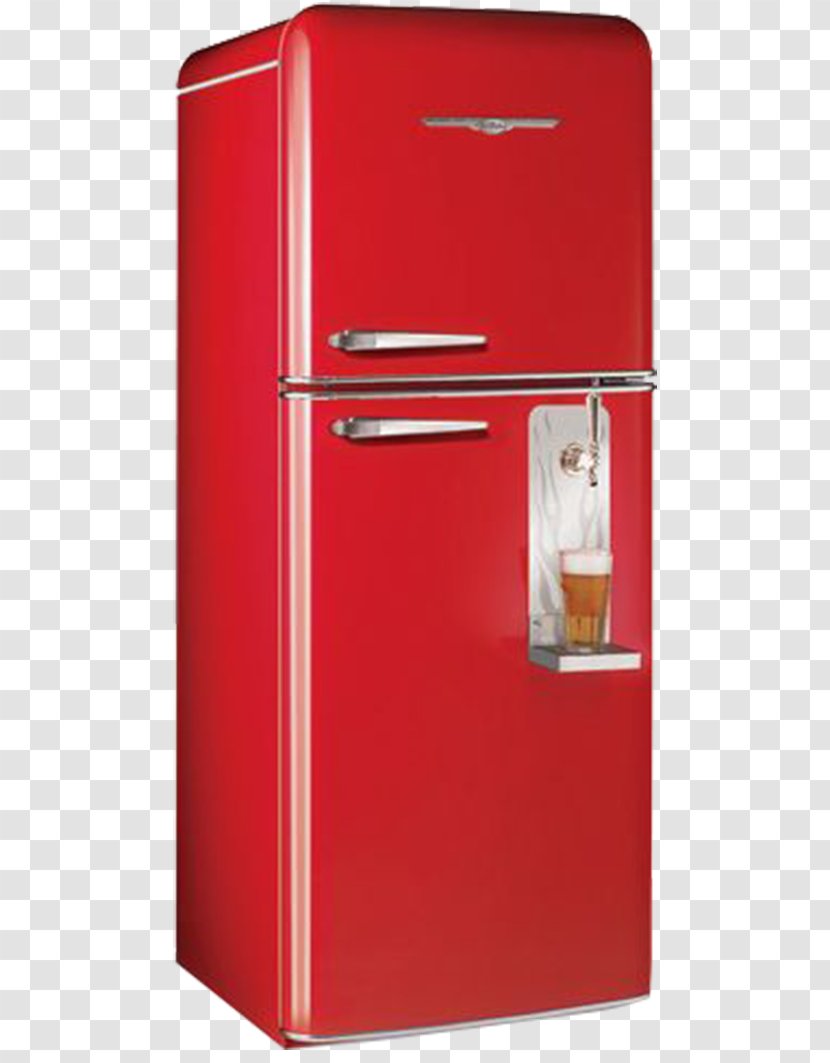 Refrigerator Home Appliance KitchenAid Congelador Smeg - Keg - Rectangle Transparent PNG
