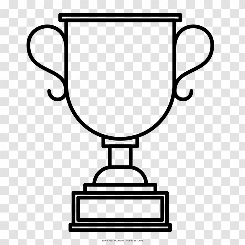 Trophy Drawing Coloring Book Line Art - Cup Transparent PNG