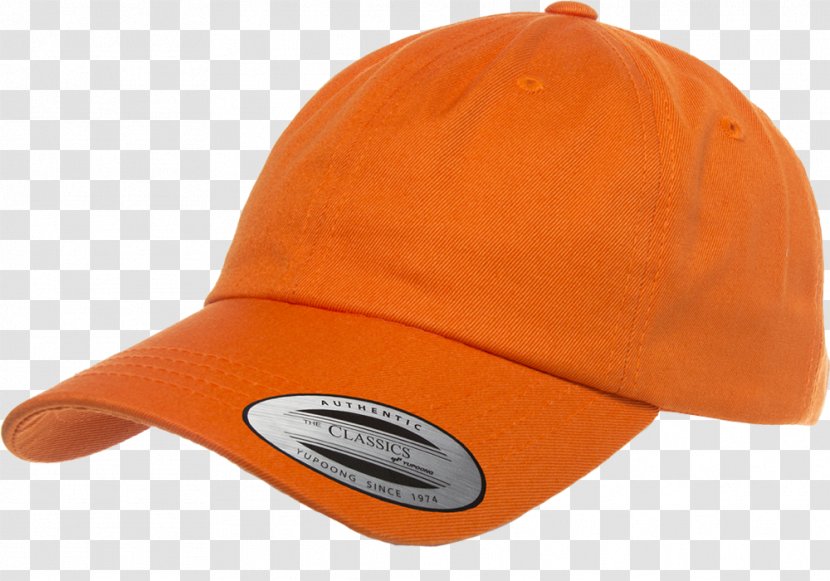 Baseball Cap T-shirt Hat Headgear - Orange Transparent PNG
