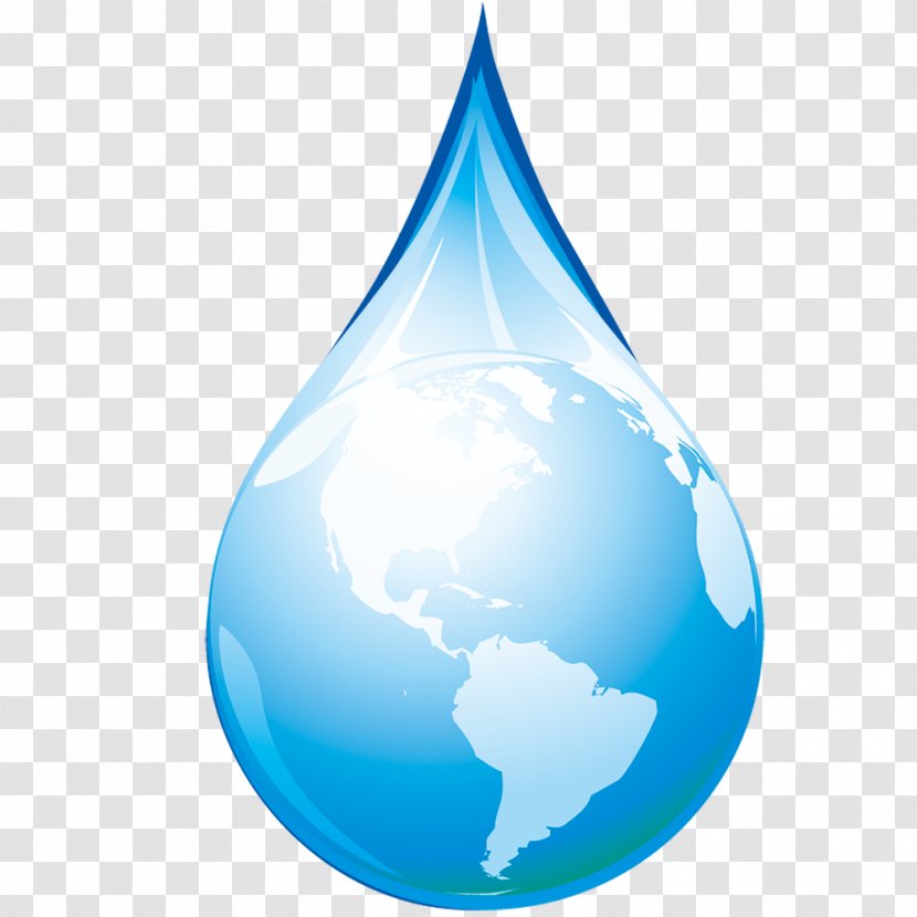 Earth Drop - Blue Droplets Tips Transparent PNG