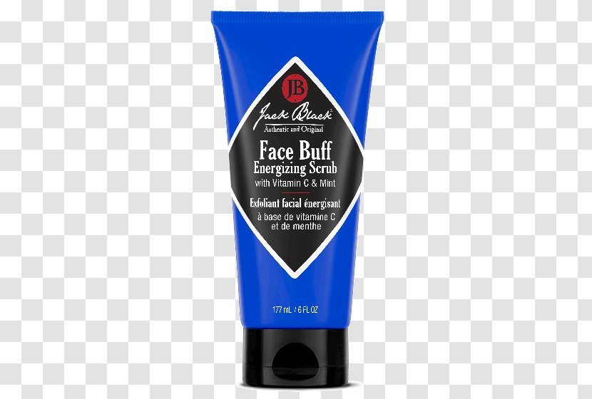 Jack Black Face Buff Energizing Scrub Exfoliation Cleanser Double Duty Moisturizer - Dirt Transparent PNG