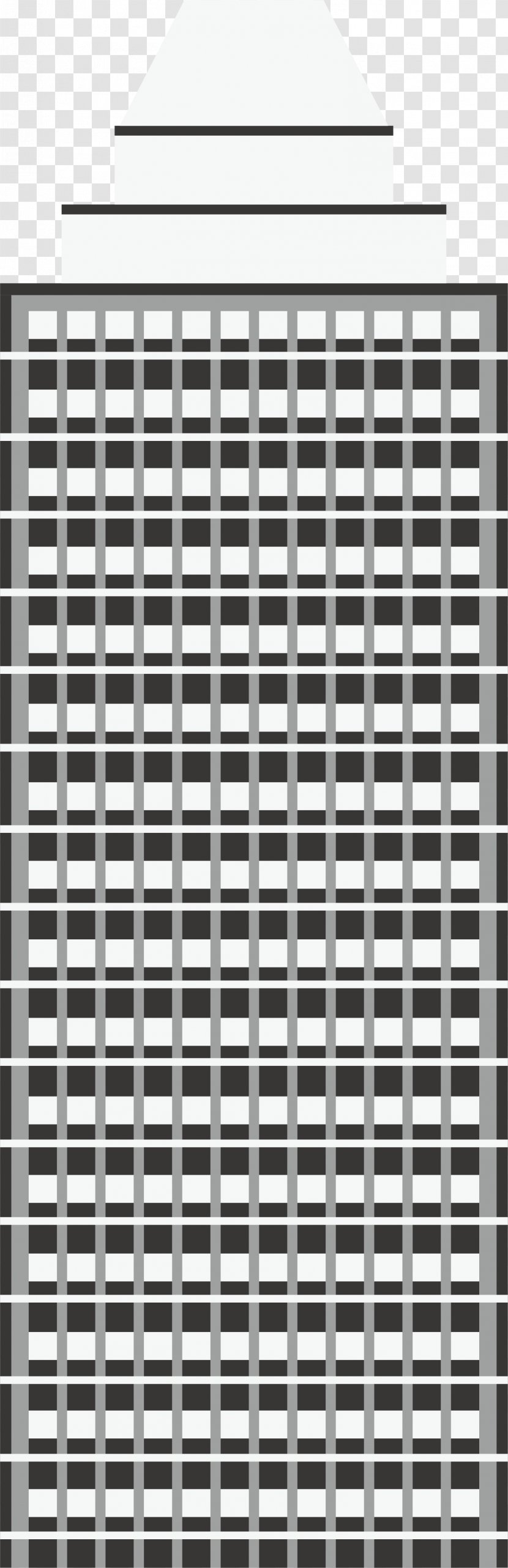 Building Download Icon - Symmetry - Black Simple Transparent PNG