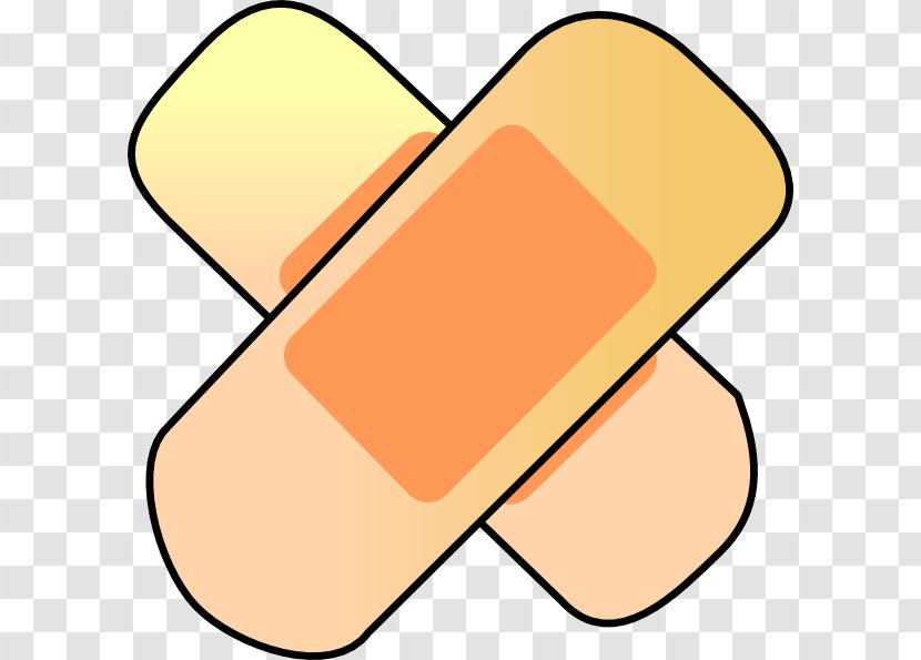 Adhesive Bandage Band-Aid Clip Art - Yellow Transparent PNG