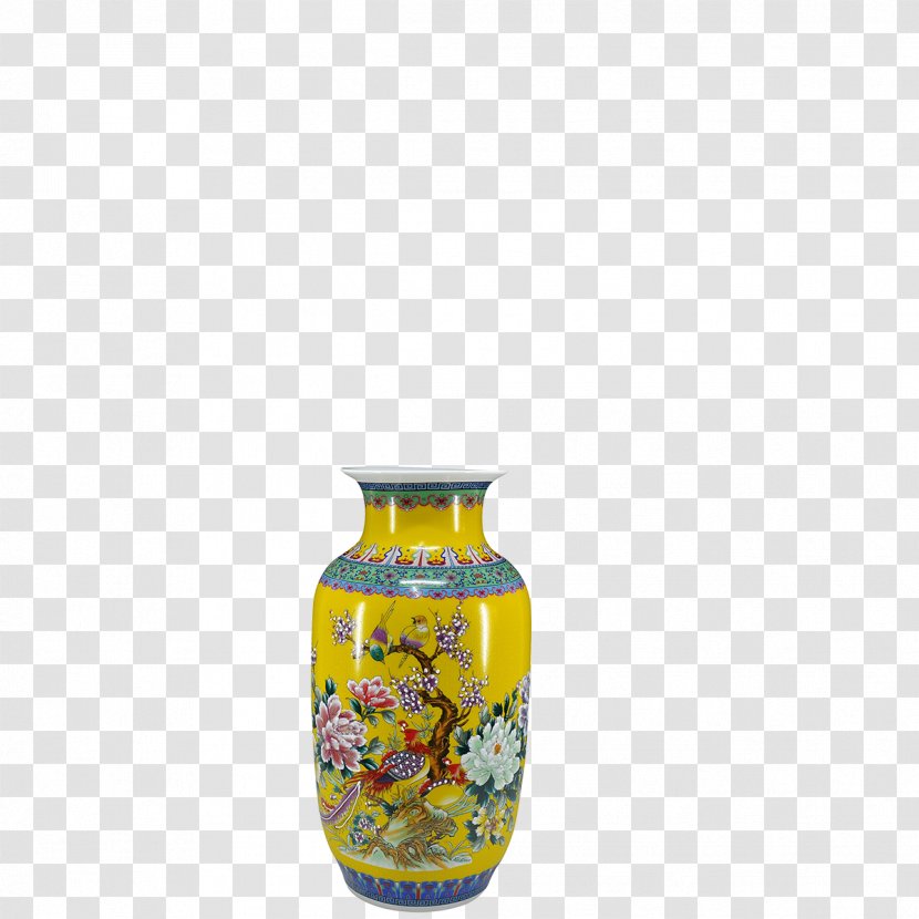 Vase Ceramic - Entryway - Painted Transparent PNG