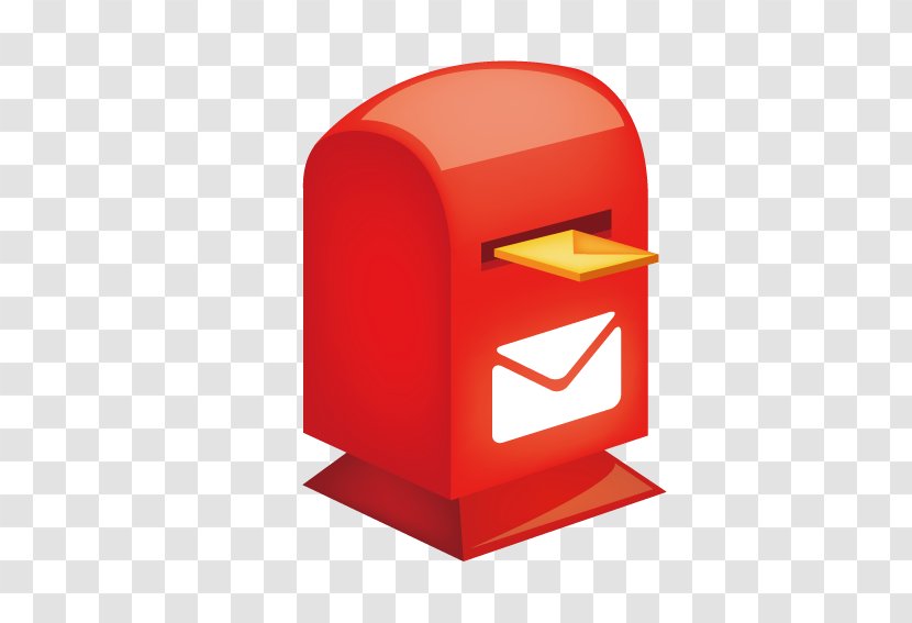 Red Vecteur Envelope - Post Box Transparent PNG
