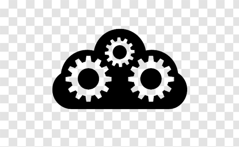 Vector Graphics Royalty-free Stock Illustration - Black And White - Cloud Computing Transparent PNG