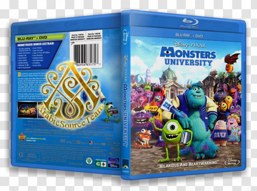 Blu-ray Disc PlayStation 3 4 DVD Compact - Dolby Digital - Monsters University Transparent PNG