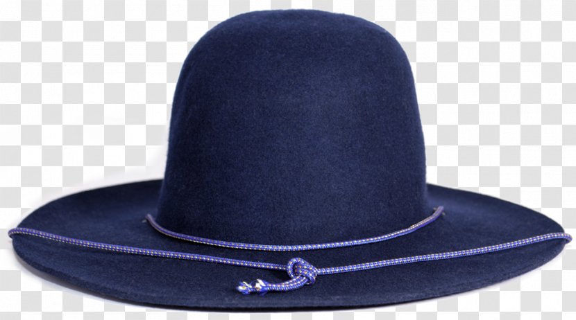 Fedora Cobalt Blue - GENTLEMAN HAT Transparent PNG