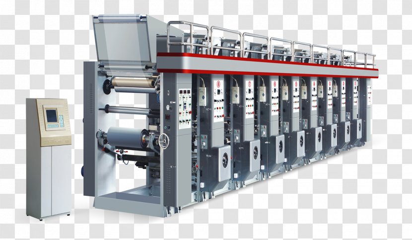Machine Paper Rotogravure Printing Press - Intaglio - Business Transparent PNG