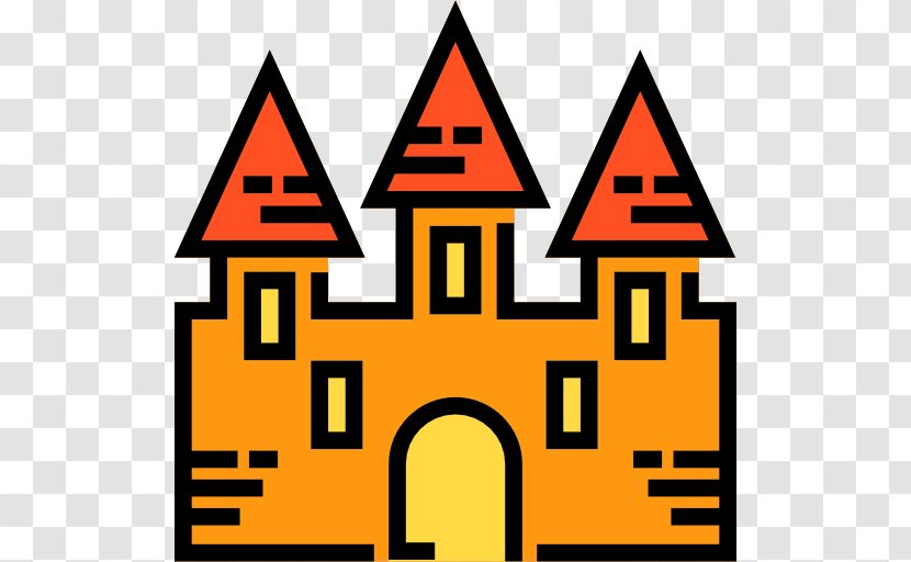 Pillbox Middle Ages Castle Clip Art - Orange Transparent PNG