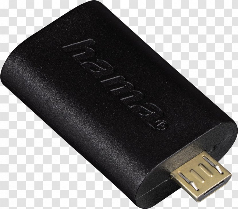 HDMI Adapter USB On-The-Go Micro-USB - Hardware Transparent PNG