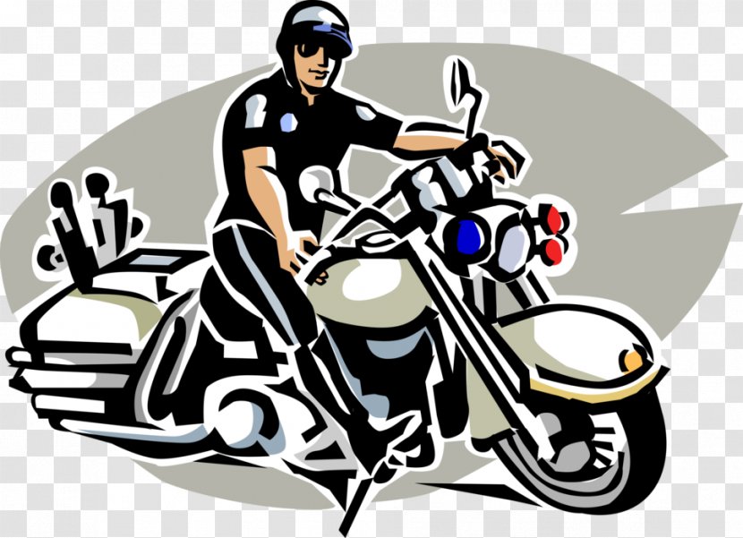 Police Motorcycle Officer Club Transparent PNG