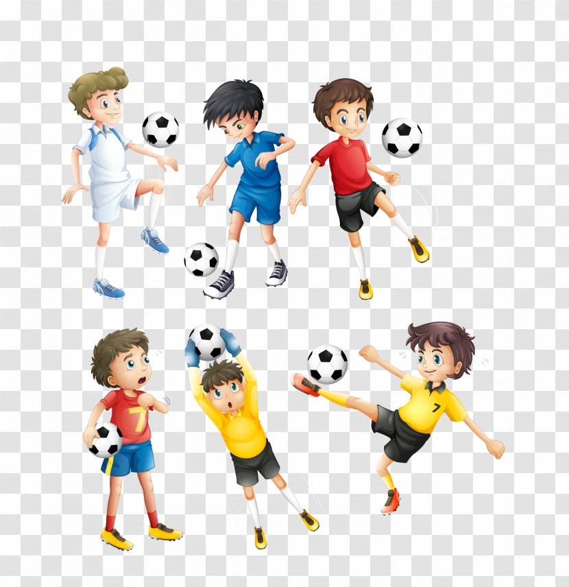 Football Player Clip Art - Sports Equipment - Vector Children Avatar Transparent PNG
