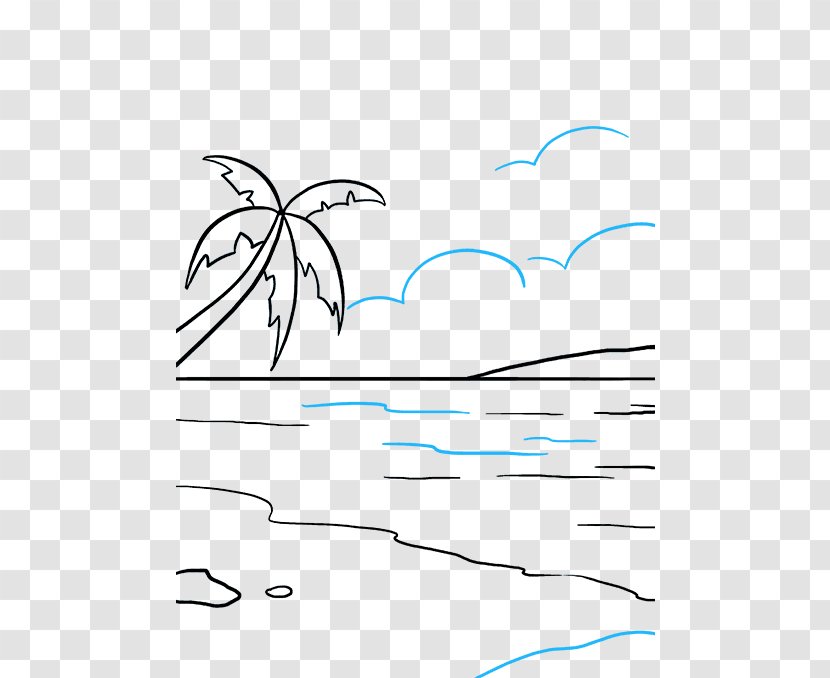 Drawing Wind Wave Ocean Line Art Sea - Plant - Beach Business Transparent PNG