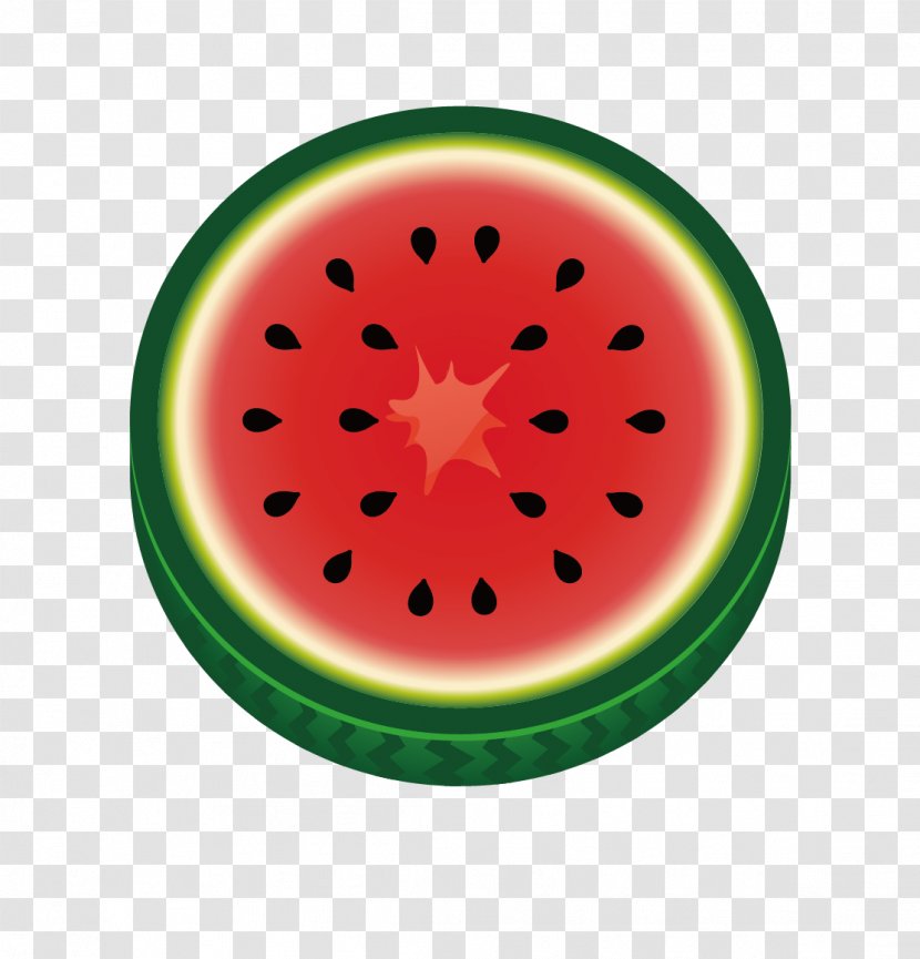 Watermelon Euclidean Vector Icon - Citrullus Lanatus Transparent PNG