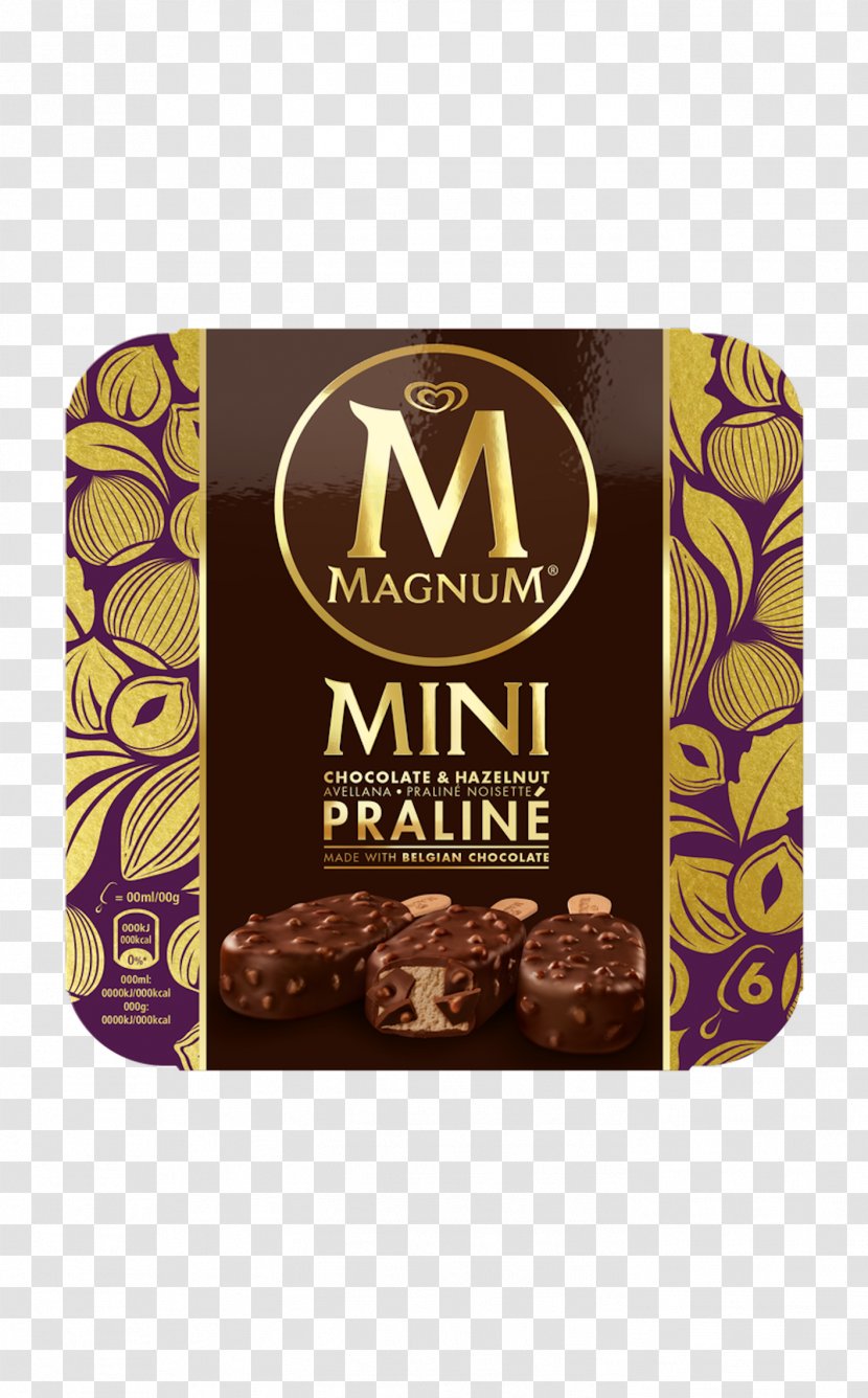 Praline Ice Cream Milk Ferrero Rocher Magnum - Confectionery Transparent PNG