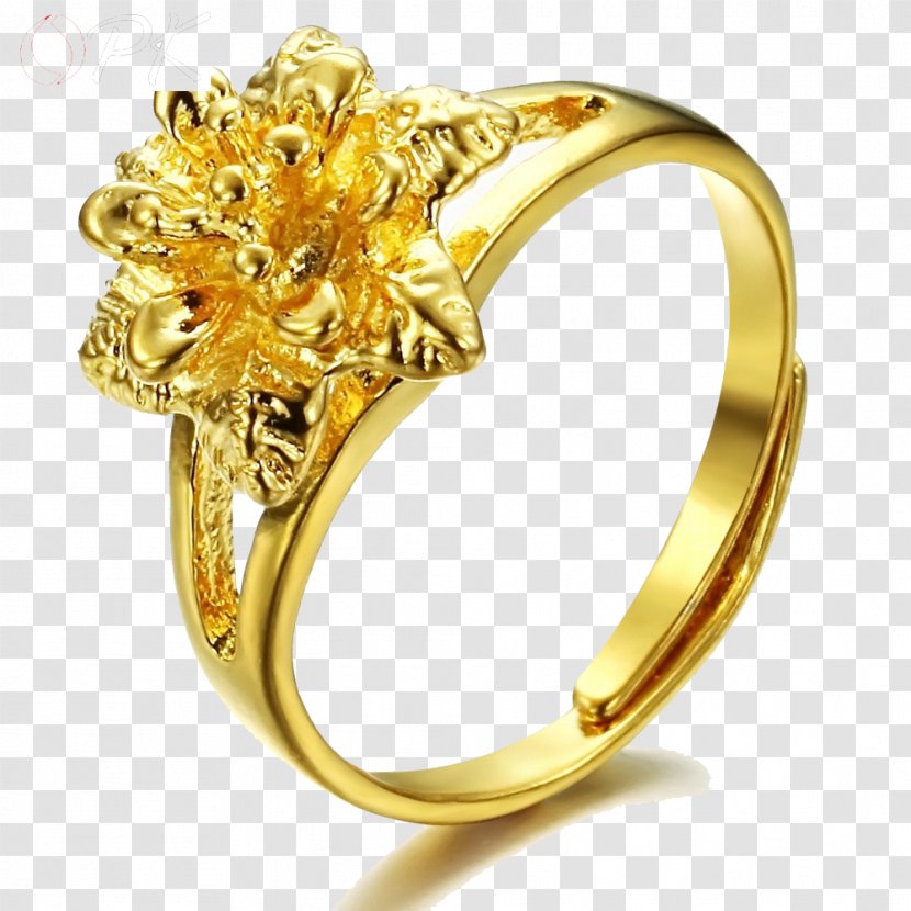Wedding Ring Jewellery Gold - Diamond - Geld Watercolor Transparent PNG