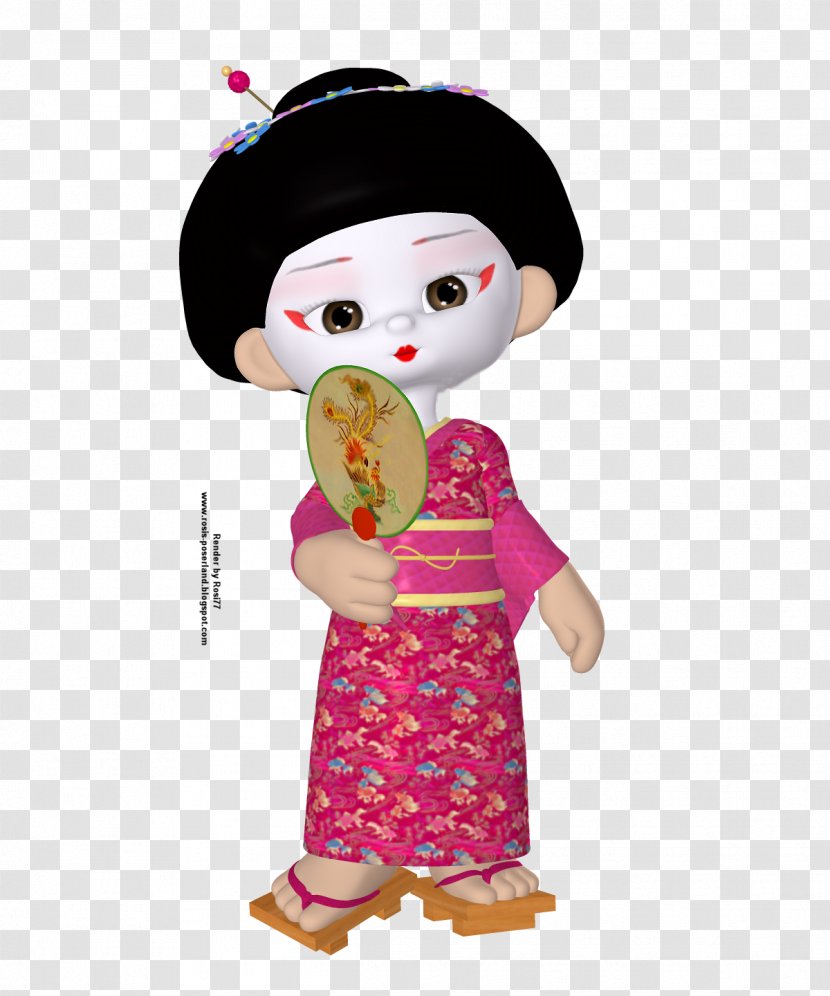 Geisha Doll Transparent PNG