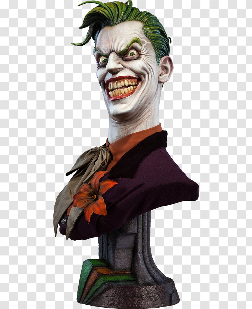 Joker Batman The Dark Knight Bust Transparent PNG