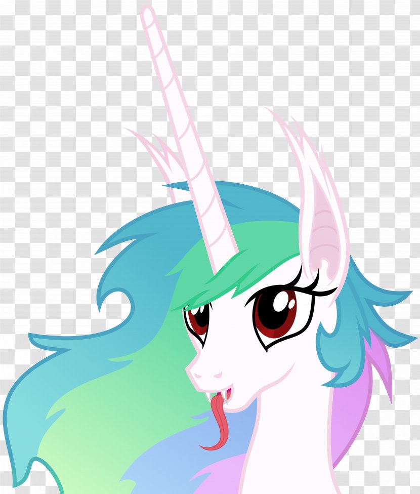 My Little Pony Princess Celestia Luna Cadance - Cartoon - Unicorn Head Transparent PNG