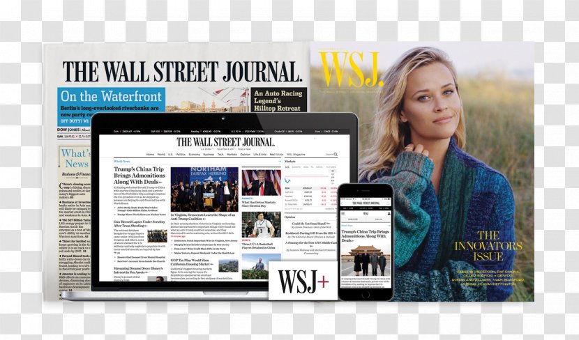 The Wall Street Journal Dow Jones & Company Display Advertising Transparent PNG
