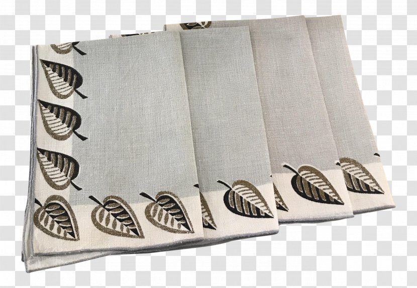 Linens Textile - Table Napkins Transparent PNG