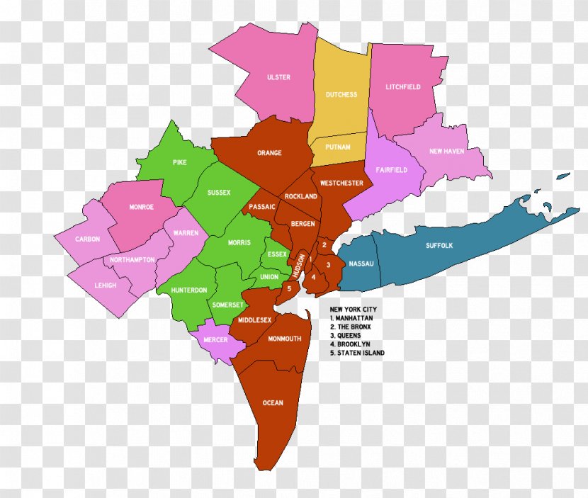 New York City Jersey Newark Metropolitan Area Statistical Transparent PNG