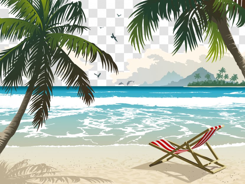 Hawaiian Beaches Sandy Beach Stock Photography - Leisure - Vector Transparent PNG