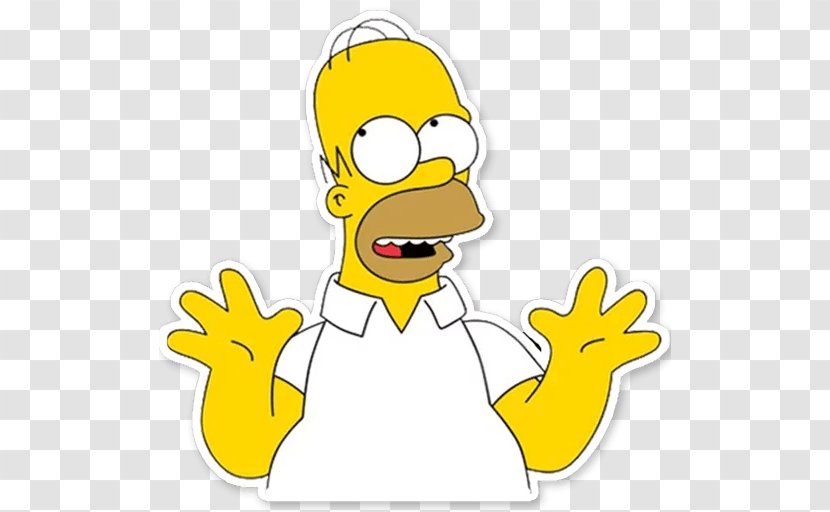 Homer Simpson Tenor Bart - Beak Transparent PNG