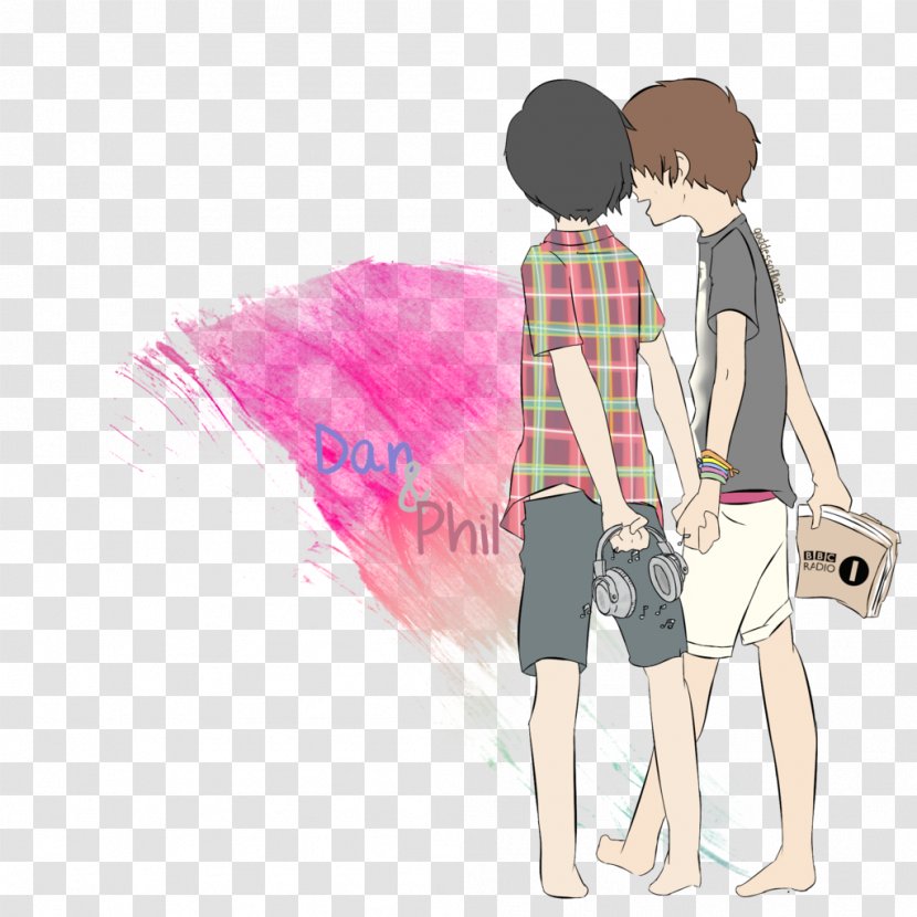 Dan And Phil Fan Art The Amazing Book Is Not On Fire Fiction - Flower - Youtube Transparent PNG