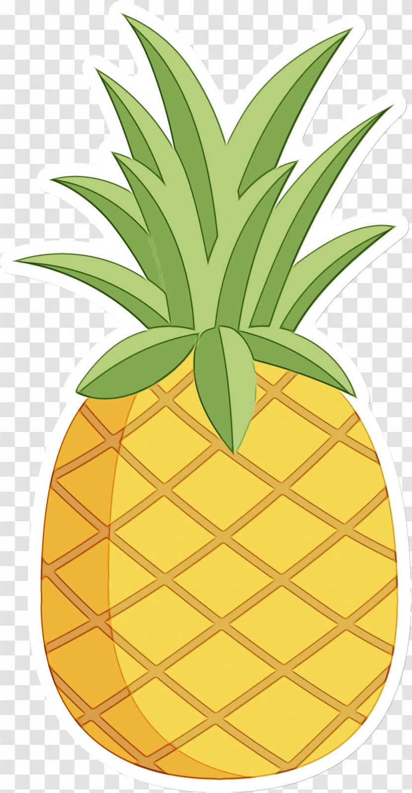 Pineapple - Yellow - Food Leaf Transparent PNG