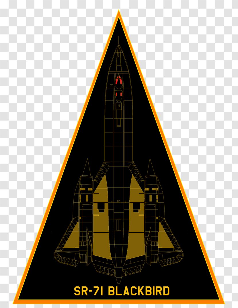Lockheed SR-71 Blackbird A-12 Airplane Cosmosphere Aircraft - Triangle Transparent PNG