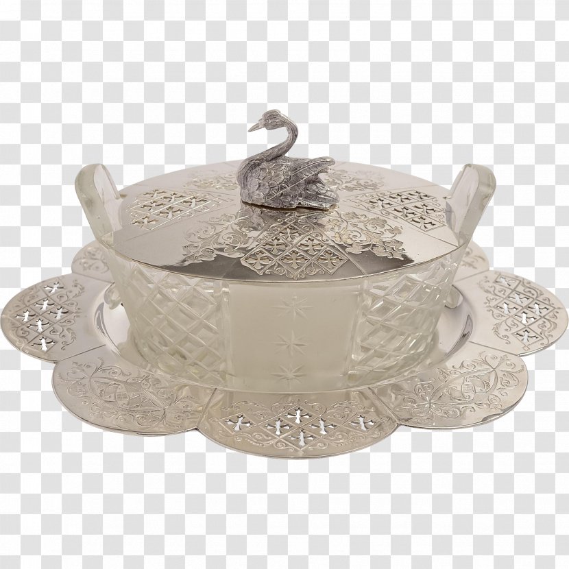 Tableware Teapot Lid Silver Cup - Swan Transparent PNG